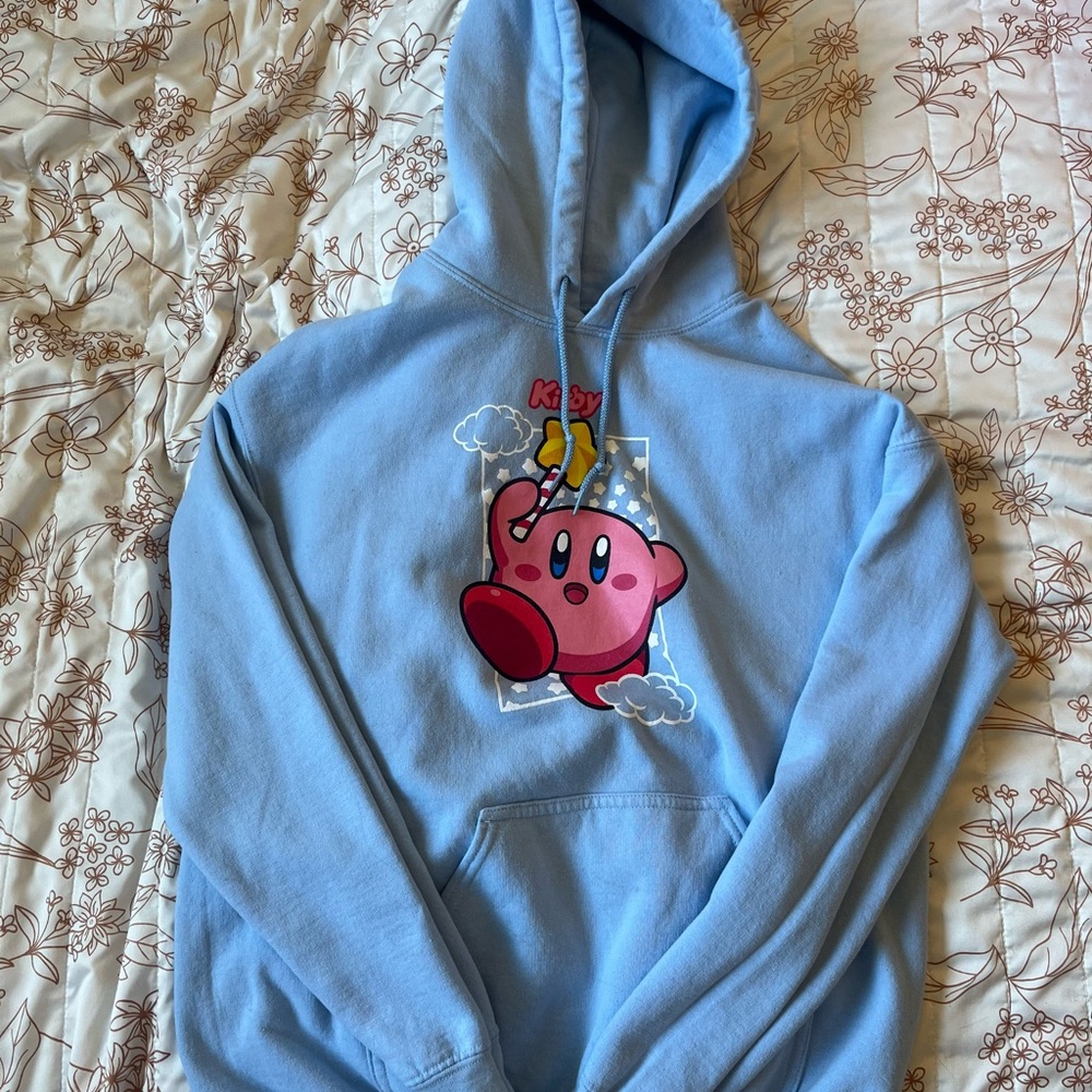 Blue Kirby Graphic Hoodie